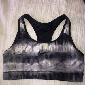 Tie-dye Nike sports bra